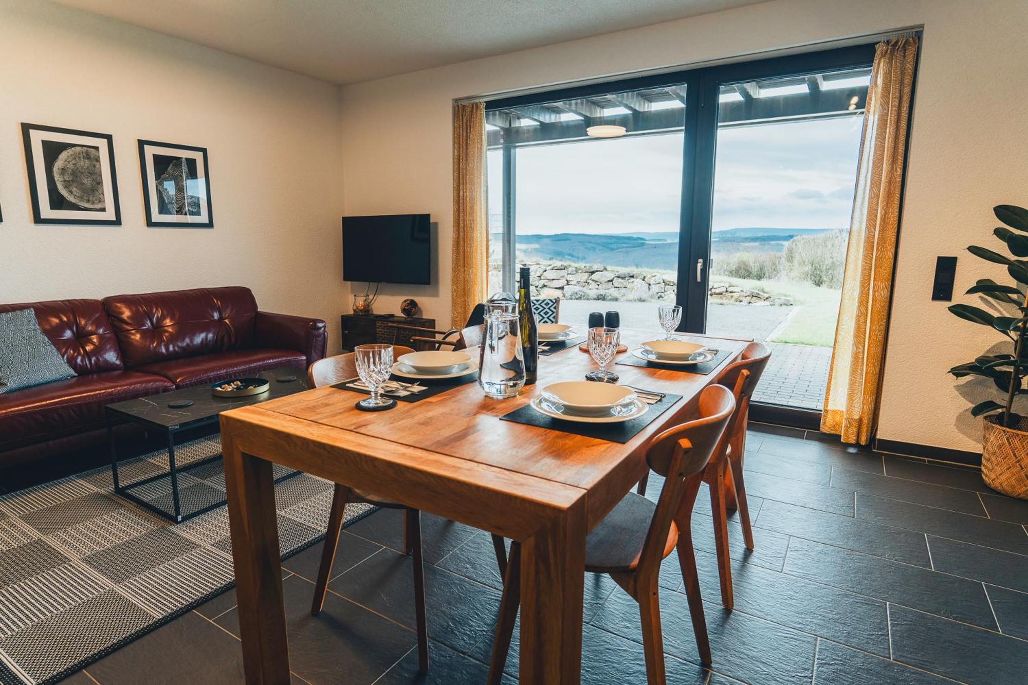 Hunsrueck Valley View Apartment With Cedar Sauna Bruschied 外观 照片